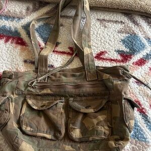 BDG Jeans Camouflage Tote Bag